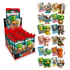 SKIFIDOL ITALIAN BRAINROT UNIVERSO PSICHEDELICO CUTIES ACTION FIGURES 3D + CARDS