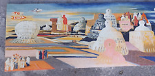 SALVATORE FIUME GRANDE SERIGRAFIA POLIMATERICA “ TG L‘UNA “ 150 X 60 cm CVBA