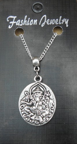 Ganesha pendant necklace - pendant, 18"