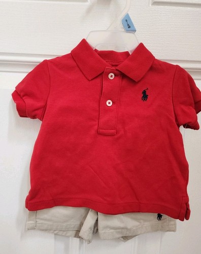 Polo ralph lauren 2pz - lauren, rossa