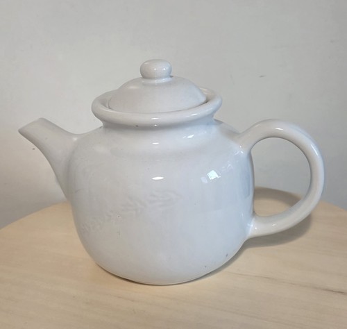 Teiera ceramica bianca - in,
