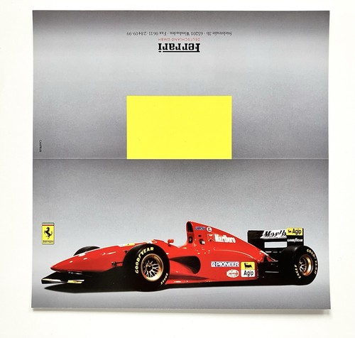 Ferrari germania cartolina - ferrari,
