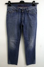 Jeans Tommy Hilfiger Donna Taglia 44 Blu Pantalone Cotone Denim Woman Logo Pant