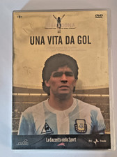 DIEGO ARMANDO MARADONA 10 NAPLES NAPOLI FILM MOVIE DVD CALCIO  UNA VITA DA GOL