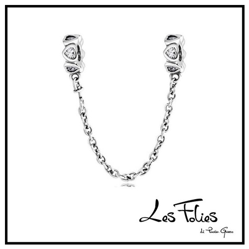 Charm chiusura sicurezza cuori - charm,