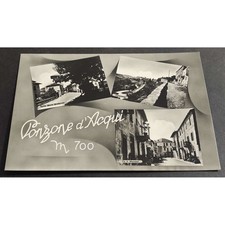 Cartolina Ponzone d'Acqui - Panorama - Salita M. Grattarola - Via A. Manzoni