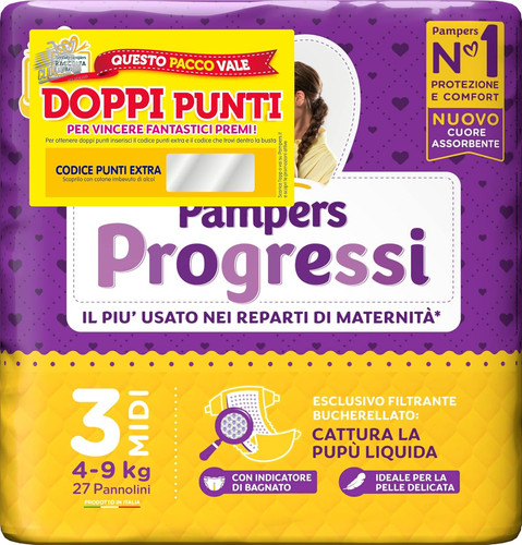 Pannolini pampers progressi - pannolini,