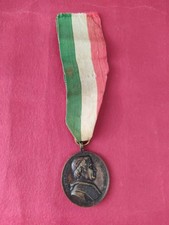 Medaglia Regno Di Sardegna 1847.Johnson.PioIX.Lega Doganale.Nastro Lungo Vecchio