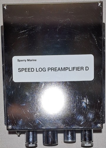 Sperry marine speed log - sperry,