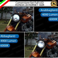 KIT FARO A LED HONDA HORNET CB600F PC36 ANABBAGLIANTE + ABBAGLIANTE H11 6000K