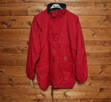 Giacca K-WAY  tg. L Usato (Sa2388) Rosso Vintage  Invernale