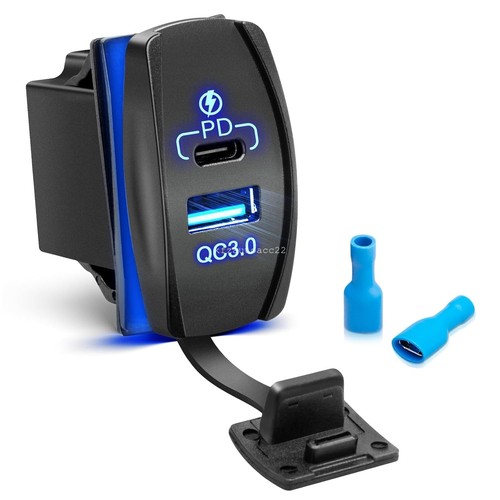 Qc3 caricabatteria auto usb - qc3.0,