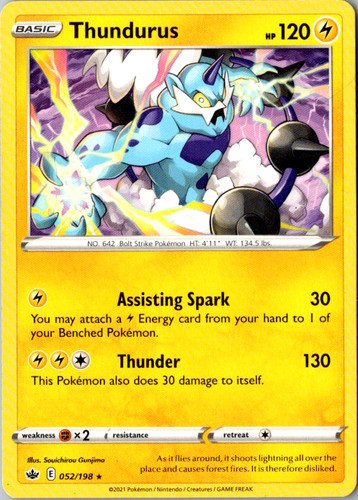 Thundurus 052 198 - thundurus, 052/198
