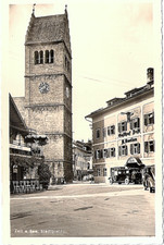 ANNI '50 VETTURA EPOCA CON BAULE su FOTO CARTOLINA ZELL AM SEE NVG