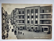 SIRACUSA Largo XXV Luglio animata vecchia cartolina