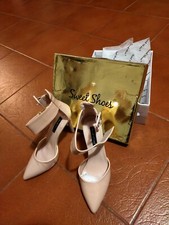 ? Scarpe Donna Decolletè Rosa SWEET SHOES tacco 10 Nr. 36. EU. tacchi ricambio.