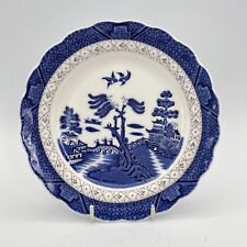 Piatto Piattino in ceramica Royal Doulton Serie old Willow The Majestic 1981 