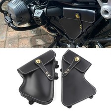 Per BMW R nine T 2014-2021 Coppia Borsa Porta Telaio Laterale Moto Pelle PU