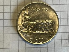 50 CENTESIMI LEONI BL 1920