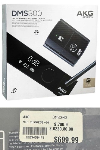 Akg dms300 sistema - dms300, strumentale