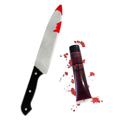 Falso coltello insanguinato - coltello, +