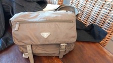 PRADA borsa tracolla tela vela