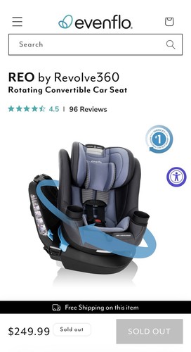 Evenflo revolve360 extend - revolve360,