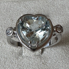 ANELLO ORO BIANCO 18kt. CON