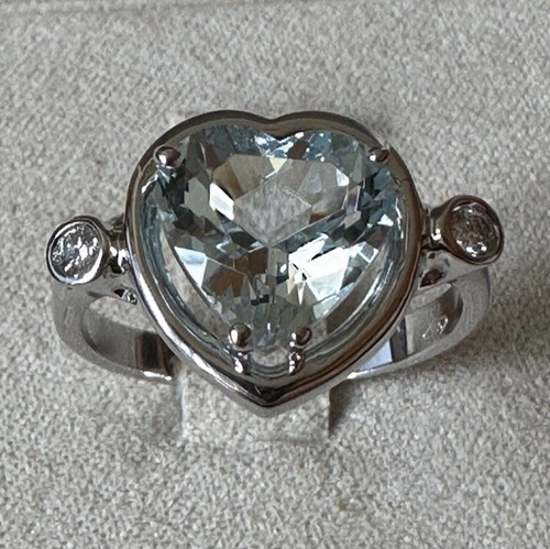 Anello oro bianco 18kt - anello,