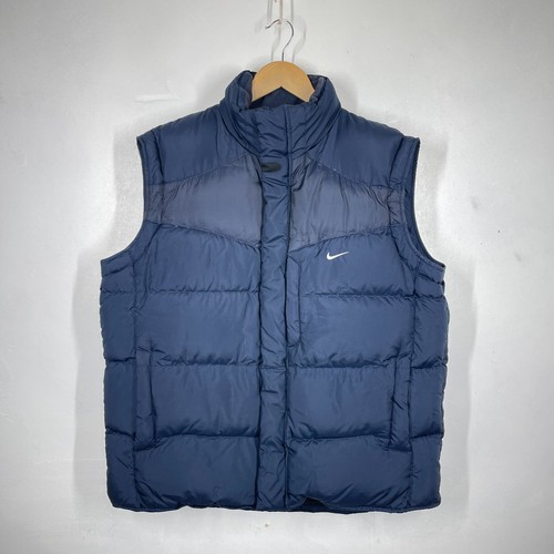 Nike puffer gilet - l, blu