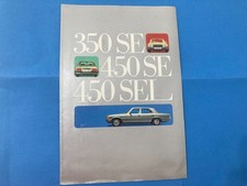 DEPLIANT BROCHURE MERCEDES 350 SE-450 SE-450 SL VINTAGE-CM.21X30.