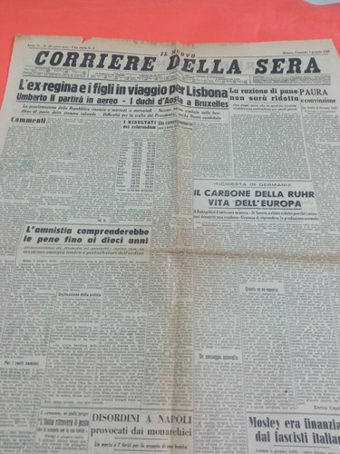 Corriere della sera 1946 - della, 6-1946