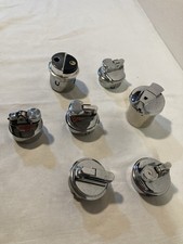 Lotto Di 7 Vecchi Accendini Da Tavolo (parti)-NON TESTATI -quasi Tutti Benzina ￼