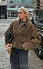 Giacca bomber ZARA 100% pelle