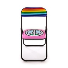 SELETTI Studio Job Sedia in Metallo Pieghevole Peace