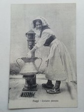 CARTOLINA COSTUME CIOCIARO FIUGGI FROSINONE CIOCIARIA COSTUMI LAZIO PAESAGGI