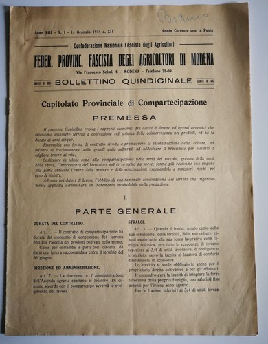 Bollettino quindicinale