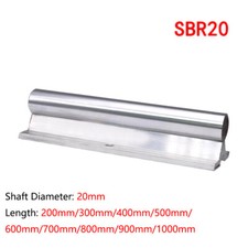 Asta guida scorrevole guida guida guida guida lineare SBR20 lunghezza 200/300mm-1000mm diametro albero 20mm