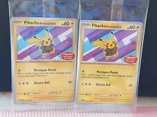 2 x GCC Pokemon PROMO Indonesia Pikachu Berkemeja Batik Xatu 154/SV-P