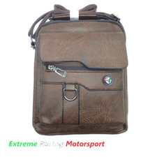 BORSA MASCHILE DARK BROWN LOGO