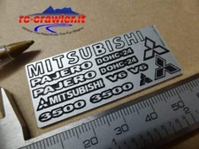 Mitsubishi Pajero scale Emblems Tamiya 1/10 axial trx rc4wd crawler scaler. 