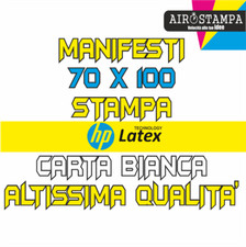 MANIFESTI affisione 70x100 Stampa colori HD Poster Carta 120gr Spedizione 24h