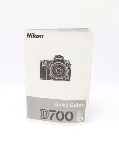 Nikon d700 quick guide - nikon,