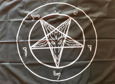 Pentagram flag black new - pentagram,