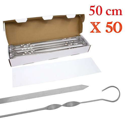 Brochettes viande inox - à,