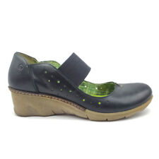 scarpa da donna ballerina in pelle 36 con zeppa Khrio