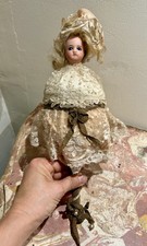 Poupee Marotte Ancienne Biscuit Bambola Antica Bouche Fermée Bisque Doll Marotta