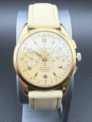 Lemania 105 cronografo oro - cronografo, 18k