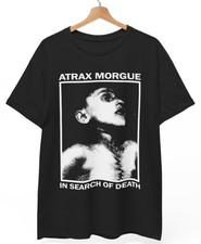 T-shirt TSP SHIRTAtrax Morgue In Search of Death, band musicale rock punk metal, un