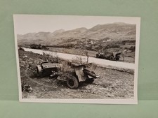 FOTO D'EPOCA 2 GUERRA MONDIALE REGIO ESERCITO MEZZI NEMICI ABBANDONATI